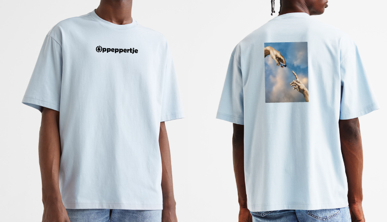 T-Shirt - The Creation of Adam - Relaxed Fit