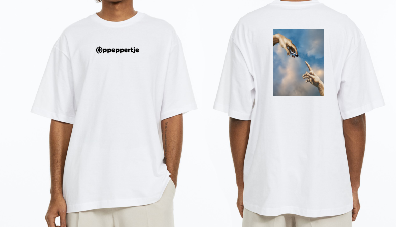 T-Shirt - The Creation of Adam - Relaxed Fit